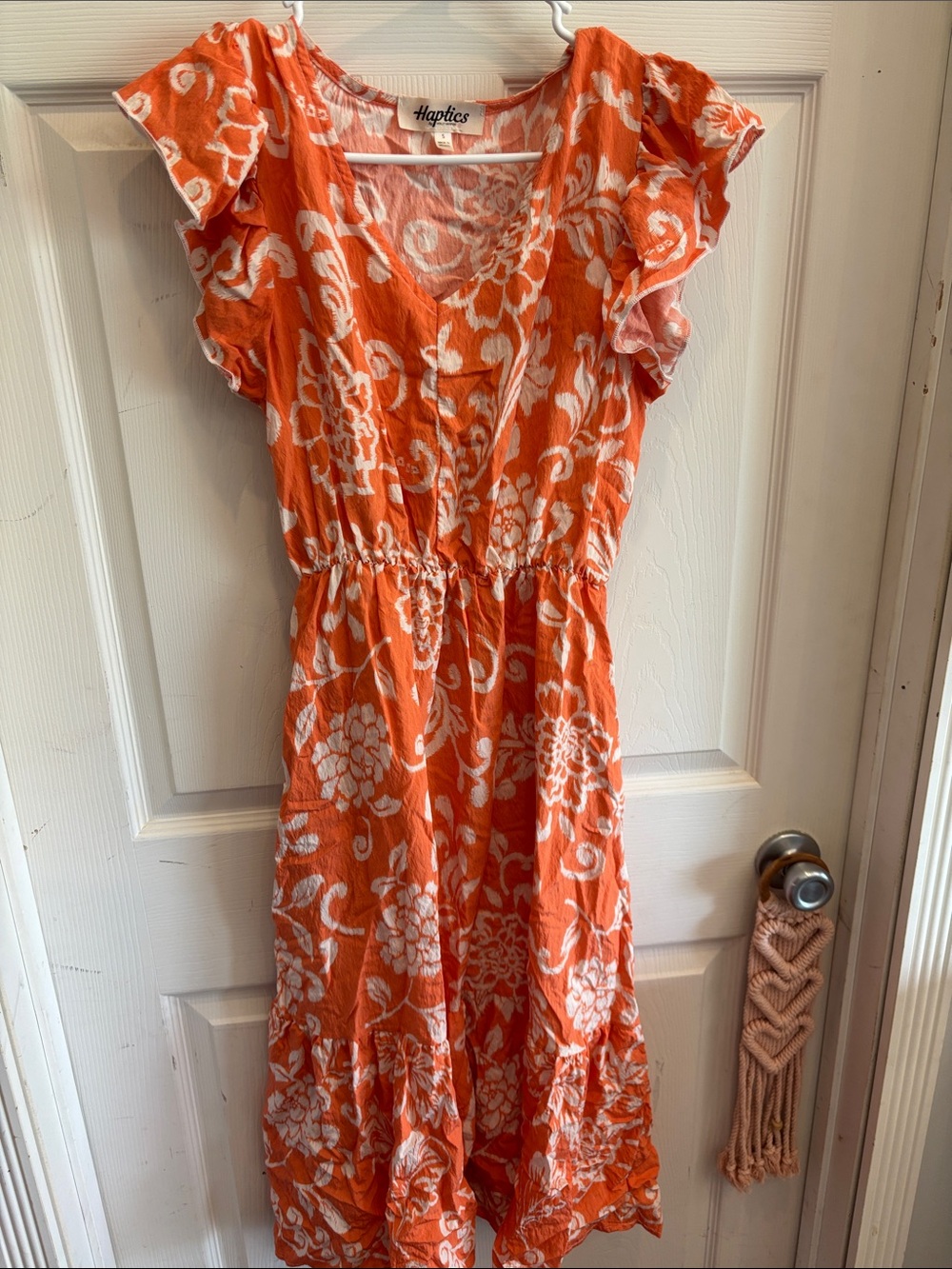 Haptics Ruffle Sleeve Dress